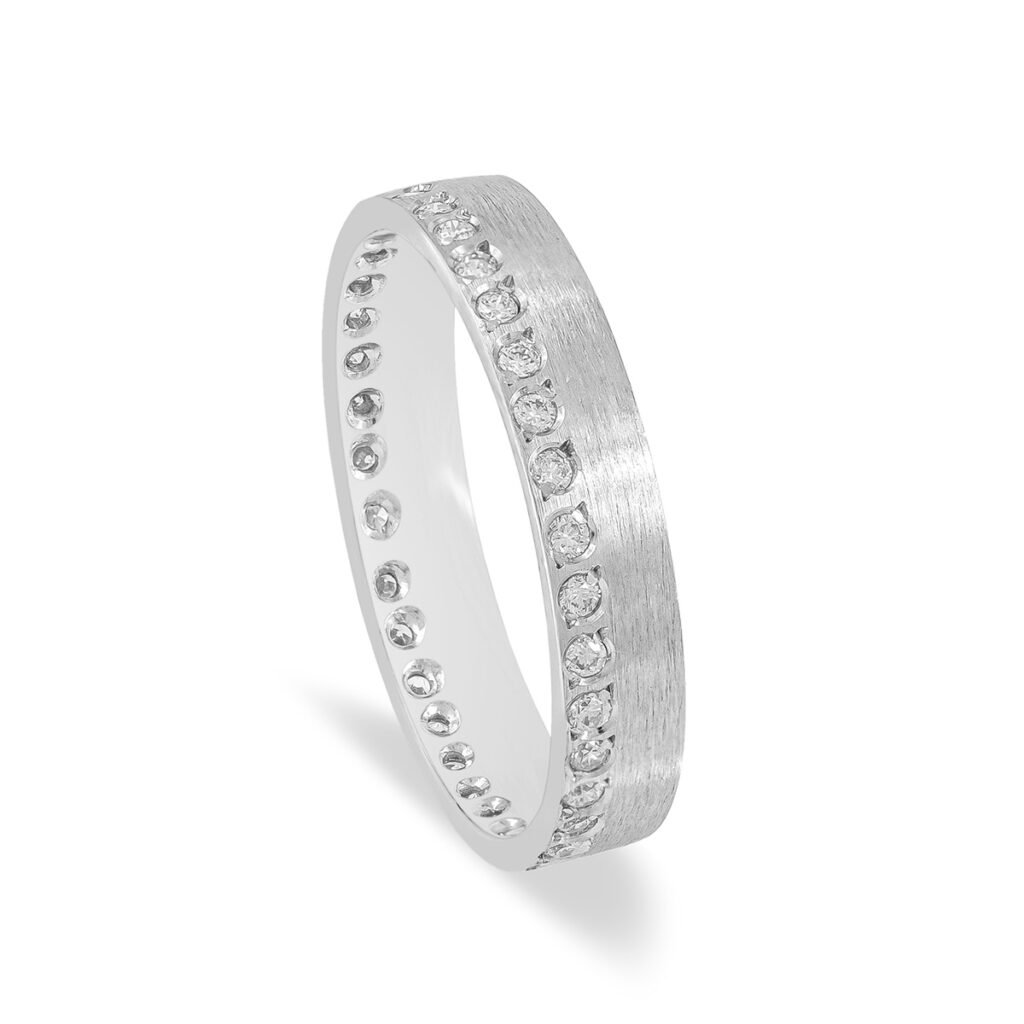 Aliança Ouro Branco 19,2KT